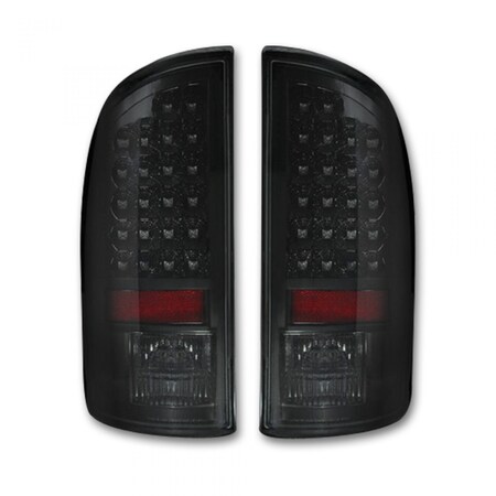 Recon 07-08 RAM LD/07-09 RAM HD LED TAILLIGHTS SMOKE LENS DRIVER/PASSENGER 264179BK